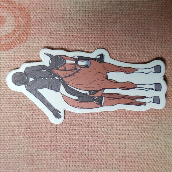 Office | D English Horse Rider Sticker Western Sticker Cowgirl Sticker ...